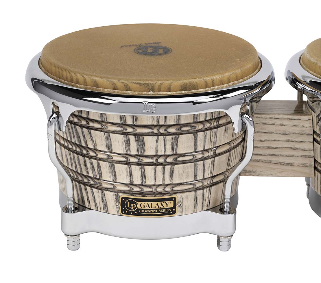LP® GALAXY® GIOVANNI SIGNATURE BONGOS NATURAL/CHROME